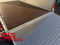 Böckmann KT-PB-AL 3018/27 M F ALU Kofferanhänger mit Polyesterbug - Tür / Rampe Kombination - Seitentür - Designpaket