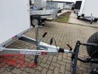 BLYSS Kofferanhänger Rampe - F1330HD/HK, 305x150x180cm - 100 KM/H - Zurrleisten - Heckstützen