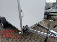 BLYSS Kofferanhänger Rampe - F1330HD/HK, 305x150x180cm - 100 KM/H - Zurrleisten - Heckstützen