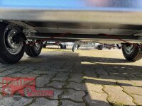 BLYSS Kofferanhänger mit Rampe F2030HTD/HK, 305x150x180cm - 100 KM/H - Zurrleisten - Heckstützen