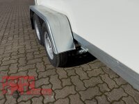 BLYSS Kofferanhänger mit Rampe F2030HTD/HK, 305x150x180cm - 100 KM/H - Zurrleisten - Heckstützen