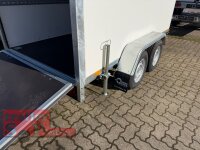 BLYSS Kofferanhänger mit Rampe F2030HTD/HK, 305x150x180cm - 100 KM/H - Zurrleisten - Heckstützen