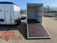 BLYSS Kofferanhänger mit Rampe F2030HTD/HK, 305x150x180cm - 100 KM/H - Zurrleisten - Heckstützen