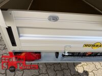 Aussteller / HUMBAUR HA 133015  KV ALU 1300 kg gebremst 303 x 150 mit Hochplane SP-Line 100 KM/H - Stützen