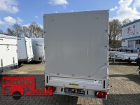 Aussteller / HUMBAUR HA 133015  KV ALU 1300 kg gebremst 303 x 150 mit Hochplane SP-Line 100 KM/H - Stützen