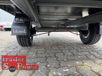 Aussteller / EDUARD 2514 -GE- Hochlader, Bordwände 30cm -1500kg- Lfh: 56cm -195/55R10 mit Hochplane N-Line Stahl - Gestell - Giebeldach 130