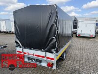 Aussteller / EDUARD 2514 -GE- Hochlader, Bordwände 30cm -1500kg- Lfh: 56cm -195/55R10 mit Hochplane N-Line Stahl - Gestell - Giebeldach 130