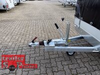 Aussteller / EDUARD 2514 -GE- Hochlader, Bordwände 30cm -1500kg- Lfh: 56cm -195/55R10 mit Hochplane N-Line Stahl - Gestell - Giebeldach 130