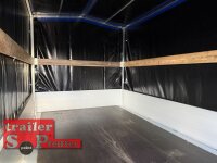 Aussteller / EDUARD 2514 -GE- Hochlader, Bordwände 30cm -1500kg- Lfh: 56cm -195/55R10 mit Hochplane N-Line Stahl - Gestell - Giebeldach 130