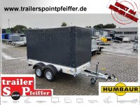 HUMBAUR HA 253015  KV ALU 2500 kg gebremst 303 x 150 mit Hochplane SP-Line