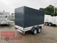 HUMBAUR HA 253015  KV ALU 2500 kg gebremst 303 x 150 mit Hochplane SP-Line