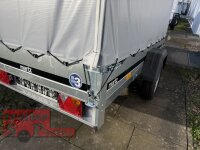 martz Basic 264 - 750 kg Anhänger 264 x 126 mit ECO Hochplane 110 cm Innenhöhe - SB