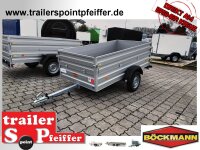 Böckmann TL-AL 2513/75 ALU Tieflader Anhänger - ungebremst ALU Bordwandaufsatz