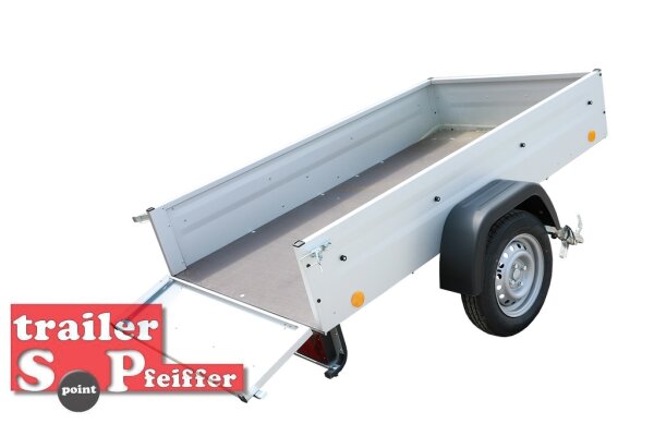 TPV KD-EU3 Anhänger - 750 kg - ungebremst - 100 KM/H - Klappdeichsel - kippbar