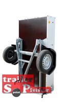TPV KD-EU3 Anhänger - 750 kg - ungebremst - 100 KM/H - Klappdeichsel - kippbar