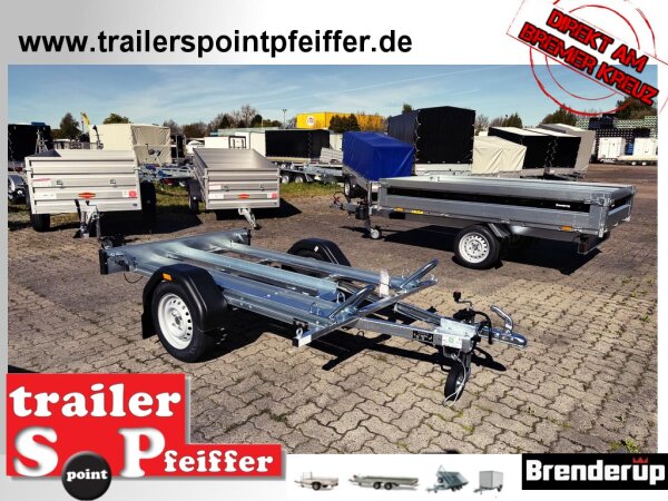 Brenderup MC Transporter MC2 UB - Motorrad - Anhänger - 750 kg - 2 Standschienen
