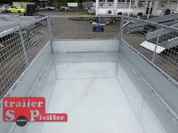 B-Ware /  EDUARD 3118 -GD- Heckkipper, Bordwände 30cm -2700kg- H-Pumpe - Lfh: 63cm -195/50R13 - Laubgitter 60 cm - Staukiste