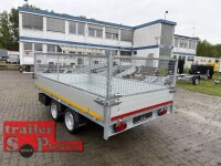 B-Ware /  EDUARD 3118 -GD- Heckkipper, Bordwände 30cm -2700kg- H-Pumpe - Lfh: 63cm -195/50R13 - Laubgitter 60 cm - Staukiste