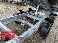 Einzelstück / EDUARD 3318 -GD- 3 Seitenkipper, Auffahrschienen, Bordwände 30cm -3500kg- E & H-Pumpe - Lfh: 63cm -195/50R13 mit 80 cm Stahl - Kastenaufsatz