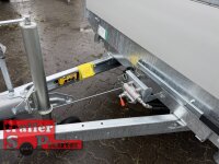 Einzelstück / EDUARD 3318 -GD- 3 Seitenkipper, Auffahrschienen, Bordwände 30cm -3500kg- E & H-Pumpe - Lfh: 63cm -195/50R13 mit 80 cm Stahl - Kastenaufsatz