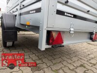 Brenderup 2260 SB 1300 - 258 x 128 x 40 Vorder und Rückwand klappbar - gebremst 1300 KG mit Bordwandaufsatz 40 cm