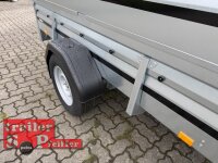 Brenderup 2260 SB 1300 - 258 x 128 x 40 Vorder und Rückwand klappbar - gebremst 1300 KG mit Bordwandaufsatz 40 cm