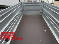Brenderup 2260 SB 1300 - 258 x 128 x 40 Vorder und Rückwand klappbar - gebremst 1300 KG mit Bordwandaufsatz 40 cm