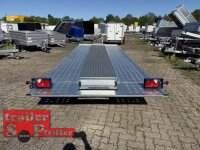 Saris AT 580 200 3500 3 K - Tridem - geschlossen mit Aluboden mit Holzunterstützung - Handpumpe - HD Stützrad