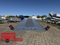 Saris AT 580 200 3500 3 K - Tridem - geschlossen mit Aluboden mit Holzunterstützung - Handpumpe - HD Stützrad