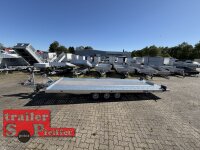 Saris AT 580 200 3500 3 K - Tridem - geschlossen mit Aluboden mit Holzunterstützung - Handpumpe - HD Stützrad