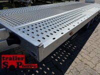 Saris AT 580 200 3500 3 K - Tridem - geschlossen mit Aluboden mit Holzunterstützung - Handpumpe - HD Stützrad