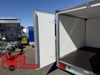 HUMBAUR HK 752515-15P FlexZurr - Kofferanhänger 750 KG - Doppelflügeltür - 100 KM/H
