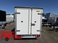 HUMBAUR HK 752515-15P FlexZurr - Kofferanhänger 750 KG - Doppelflügeltür - 100 KM/H