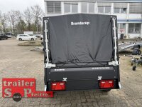 Brenderup 1205 SUB 750 LIMITED BLACK EDITION " Der neue Kippi " - ALU Felgen - LED Beleuchtung - SCHWARZ - Hochplane mit Gestell orig. Brenderup