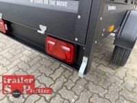 Brenderup 1205 SUB 750 LIMITED BLACK EDITION " Der neue Kippi " - ALU Felgen - LED Beleuchtung - SCHWARZ - Hochplane mit Gestell orig. Brenderup
