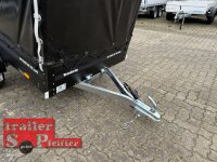 Brenderup 1205 SUB 750 LIMITED BLACK EDITION " Der neue Kippi " - ALU Felgen - LED Beleuchtung - SCHWARZ - Hochplane mit Gestell orig. Brenderup