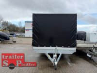 EDUARD 8022 -GT- Hochlader, Bordwände 30cm -3500kg- Lfh: 63cm -195/50R13 mit Hochplane SP-Line