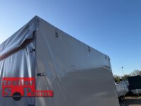 EDUARD 4020 -GD- Hochlader, Bordwände 30cm -2700kg- Lfh: 63cm -195/50R13 mit Hochplane SP-Line - Schiebeplane links und rechts