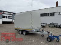 EDUARD 3118 -GD- Heckkipper, Bordwände 30cm -2700kg- H-Pumpe - Lfh: 63cm -195/50R13 mit Hochplane SP-Line