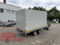 EDUARD 3118 -GD- Heckkipper, Bordwände 30cm -2700kg- H-Pumpe - Lfh: 63cm -195/50R13 mit Hochplane SP-Line