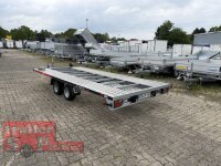Tageszulassung I Lorries PLI35-6021 - 3500 kg 6m kippbarer leichter Autotransporter mit ALU Standschienen - rampenlos - TRIDEM 05.2026