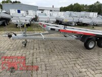 Tageszulassung I Lorries PLI35-6021 - 3500 kg 6m kippbarer leichter Autotransporter mit ALU Standschienen - rampenlos - TRIDEM 05.2026