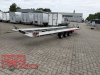 Tageszulassung I Lorries PLI35-6021 - 3500 kg 6m kippbarer leichter Autotransporter mit ALU Standschienen - rampenlos - TRIDEM 05.2026