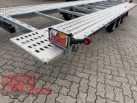 Tageszulassung I Lorries PLI35-6021 - 3500 kg 6m kippbarer leichter Autotransporter mit ALU Standschienen - rampenlos - TRIDEM 05.2026