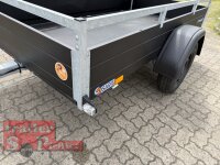Saris MC ALU Pro 255 133 1350  Tieflader - Anhänger mit Reling - gebremst - BLACK EDITION