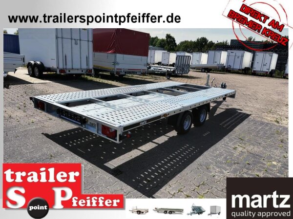 MARTZ GT UNIDECK 450/2 S 2,7T LOHR - Rampen 2,5m  - Winde - Automatikstützrad - 195/55R10