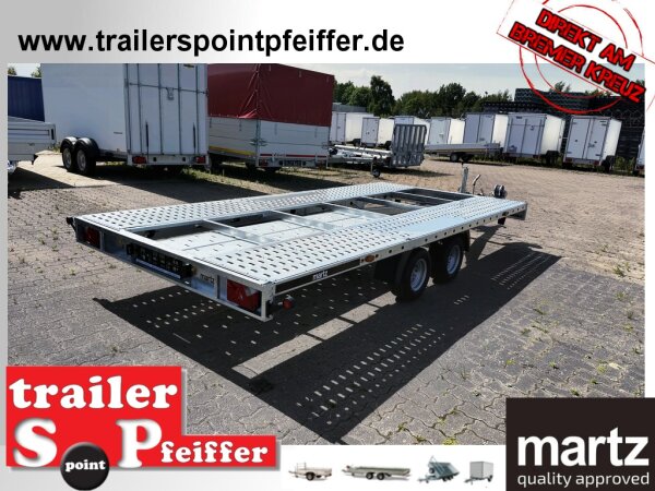 MARTZ GT UNIDECK 450/2 S 2,7T LOHR - Rampen 2,5m  - Winde - Automatikstützrad