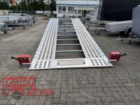Lorries PLI30-5521 - 3000 kg 5,5m kippbarer leichter Autotransporter mit  ALU Standschienen