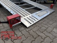 Lorries PLI30-5521 - 3000 kg 5,5m kippbarer leichter Autotransporter mit  ALU Standschienen