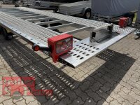 Lorries PLI30-5521 - 3000 kg 5,5m kippbarer leichter Autotransporter mit  ALU Standschienen